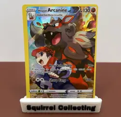 Pokemon TCG Hisuian Arcanine TG08/TG30 Swsh11 Holo UR English 130 HP - Image 1