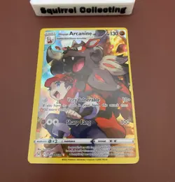 Pokemon TCG Hisuian Arcanine TG08/TG30 Swsh11 Holo UR English 130 HP - Image 3