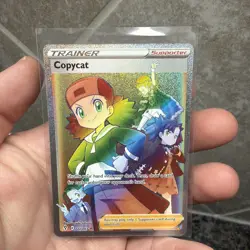Copycat 222/203 Rainbow Rare Trainer Evolving Skies Pokemon TCG NEAR MINT NM - Image 1