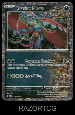 ROARING MOON 011/015 HOLO P MCDONALD'S PROMOS 2024 POKEMON HOLO NM/M - Image 2