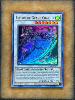 Yugioh Ursarctic Grand Chariot ANGU-EN035 Ultra Rare 1st Ed NM - Image 1