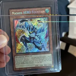 Yu-Gi-Oh! Masked HERO Fountain BLGG-EN029 Secret Rare Foil 1st Ed English - Image 1