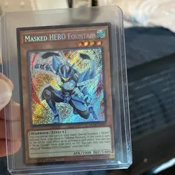 Yu-Gi-Oh! Masked HERO Fountain BLGG-EN029 Secret Rare Foil 1st Ed English - Image 4