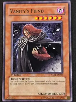 Vanity's Fiend CDIP-EN017 Cyberdark Impact Common LP Yu-Gi-Oh - Image 1