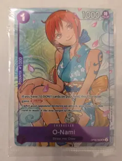 O-Nami Illustration Box Vol.1 Foil UC One Piece Promotion Cards OP05-062 Sealed - Image 1