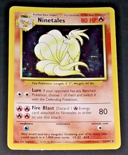 POKEMON BASE SET UNLIMITED HOLO LOT - NINETALES POLIWRATH AND RAICHU (LP/MP) - Image 2