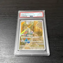 PSA 10 Mimikyu Paldean Fates Pokemon Center Stamp Exclusive ETB SVP 075 GEM MINT - Image 1