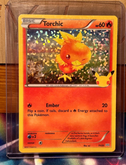 Pokemon McDonalds 25th Anniversary Torchic Holo - Image 1
