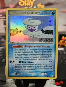 Pokemon TCG Snow-Cloud Castform 29/113 Delta Species Reverse Holo Card - Image 1