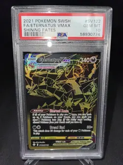 Pokemon Shining Fates Full Art Eternatus Vmax Card SV122 *GEM MINT PSA 10* - Image 1