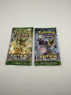 [2 Packs] Pokemon TCG: XY-Fates Collide Booster Pack 10 Cards Factory Sealed - Image 1