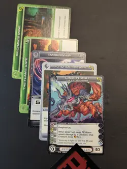 Chaotic Fire And Stone Promo Card Lot Of 10x Single Cards Pack Fresh/NM - Image 3