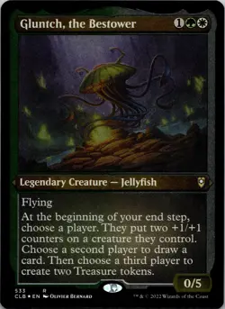 Gluntch, the Bestower (Foil Etched) 533 Commander Legends mtg Foil NM - Image 1