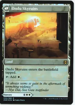 Ondu Inversion 30 Rare Zendikar Rising Foil Near Mint - Image 3