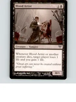 Blood Artist 86 Uncommon Avacyn Restored Lightly played b1-132 MTG - Image 1