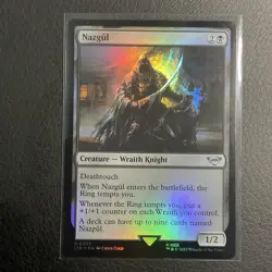 Wizards of the Coast Nazgul Foil Uncommon LTR 0333 EN Chris Cold Black 1/2 - Image 1