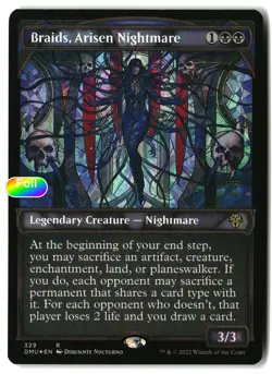 MTG Braids, Arisen Nightmare (Textured Foil) [DMU - 329] LP 7-85 - Image 1