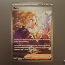 Pokemon TCG Briar Sv07 Stellar Crown Ultra Rare Full Art Holo 171/142 English - Image 1