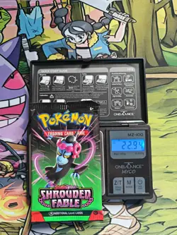 HEAVY! 22.93g Pokemon Shrouded Fable Booster Pack (SEALED) - Image 1