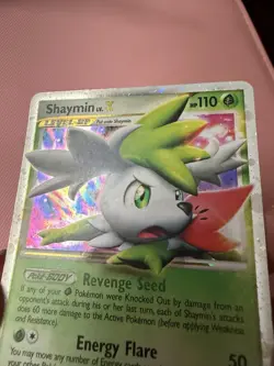 Pokemon Company Shaymin Lv.X 127/127 Platinum Ultra Rare Holo 110 HP ENG 2009 - Image 5