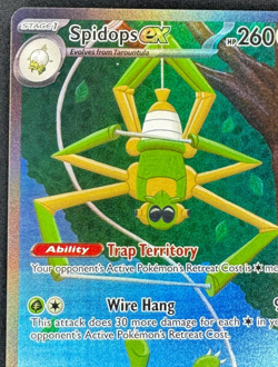 SPIDOPS EX 243/198 NM SPECIAL ILLUSTRATION RARE S&V BASE SET POKEMON 2023 - Image 4