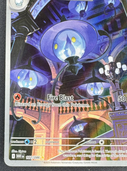 LAMPENT 102/086 NM ILLUSTRATION RARE WHITE FLARE POKEMON 2025 - Image 5
