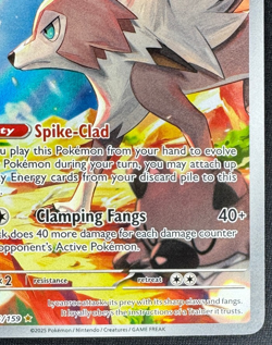 LYCANROC 166/159 NM ILLUSTRATION RARE JOURNEY TOGETHER POKEMON 2025 - Image 2