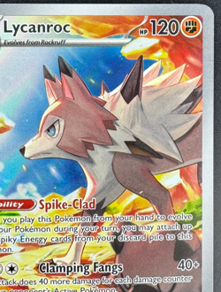 LYCANROC 166/159 NM ILLUSTRATION RARE JOURNEY TOGETHER POKEMON 2025 - Image 3