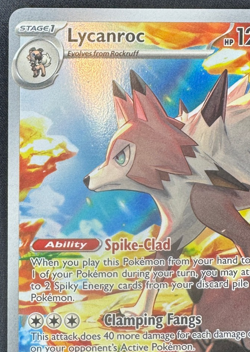 LYCANROC 166/159 NM ILLUSTRATION RARE JOURNEY TOGETHER POKEMON 2025 - Image 4