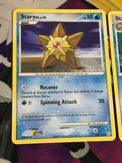 D667 POKEMON TCG LEGENDS AWAKENED STARYU 122 STARMIE 71 MP - Image 2