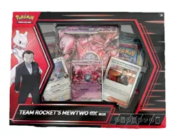Pokemon TCG Destined Rivals Team Rocket's Mewtwo ex Box New Sealed - Image 1