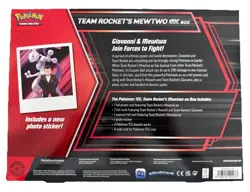 Pokemon TCG Destined Rivals Team Rocket's Mewtwo ex Box New Sealed - Image 2