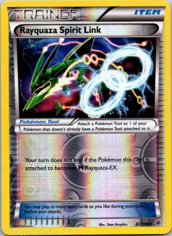Rayquaza Spirit Link 87/108 Uncommon Roaring Skies Pokemon Reverse Holo NM - Image 1