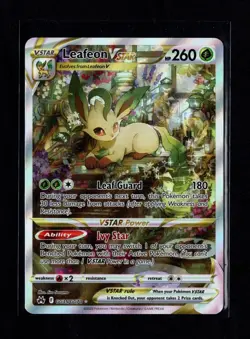Pokemon Leafeon VSTAR GG35/GG70 Crown Zenith Galarian Gallery NM - Image 1