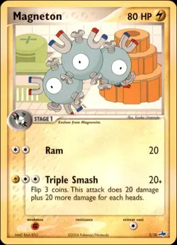 Pokemon - Magneton #5/10 - EX Trainer Kit 1: Latias & Latios Common - Image 1