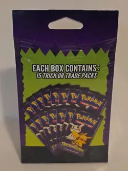 Pokemon TCG Trick or Trade Hanger Box 15 Packs In Hand Brans New Sealed - Image 2
