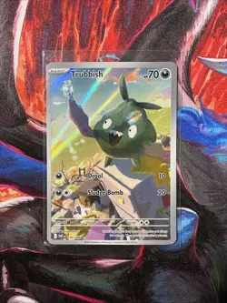 Trubbish - 140/086 - Illustration Rare NM-Mint Pokemon SV10.5b - White Flare - Image 3