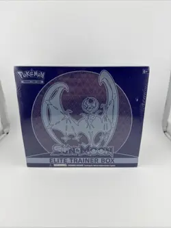 Pokemon Sun and Moon Base Elite Trainer Box ETB Lunala Factory Sealed NIB 755541090699 - Image 1