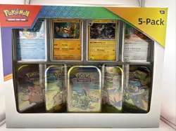 Pokemon TCG 2023 Paldea Friends Mini Tin 5 Pack Costco Exclusive - Image 4