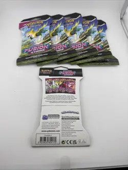 Pokemon 2021 SWSH Fusion Strike Factory Sealed Booster Pack [6 Packs] - Image 2