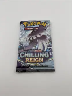 Pokemon TCG: Sword & Shield Chilling Reign Booster Pack - Factory Sealed - Image 1