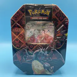 Pokemon Scarlet Violet Paldean Fates Charizard Tin, Sealed - Image 1