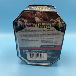 Pokemon Scarlet Violet Paldean Fates Charizard Tin, Sealed - Image 2