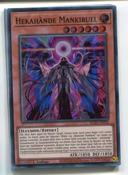 Yu-Gi-Oh! Hekahande Mankibuel Super Rare BLZD-DE018 - Image 1