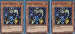 Yu-Gi-Oh! 3x Soldat Kinesique (Cipher) TU06-FR013 Format Goat EXCELLENT ETAT !! - Image 1