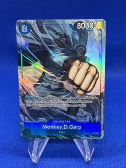 One Piece Legacy of the Master Monkey D Garp OP12-056 Alternate Art SR NM - Image 1
