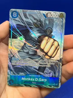 One Piece Legacy of the Master Monkey D Garp OP12-056 Alternate Art SR NM - Image 2
