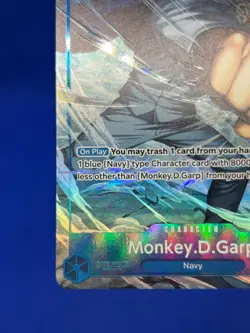 One Piece Legacy of the Master Monkey D Garp OP12-056 Alternate Art SR NM - Image 5
