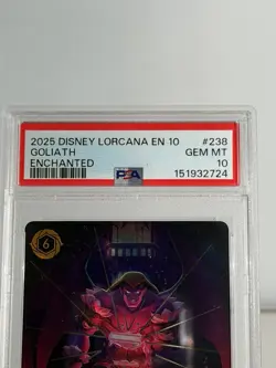 PSA 10 - Disney Lorcana Goliath-Clan Leader Enchanted Holo - Whispers - Image 3