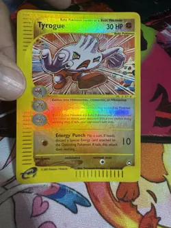 Tyrogue 63/147 Aquapolis 2002 Reverse Holo Pokemon Card TCG - Image 4